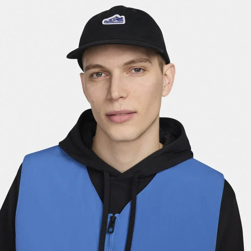 Nike Dunk Patch Club Adjustable Hat - Unisex Black M/L - Exotic Pro