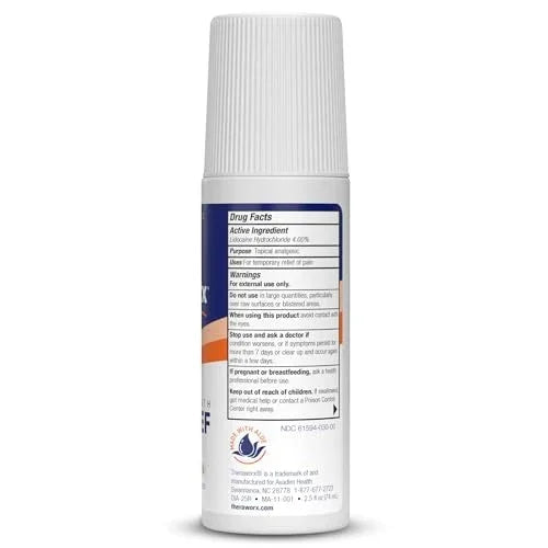Theraworx Diabetics Pain Relief Roll-On – Targeted Relief, 2.5 oz - Exotic Pro
