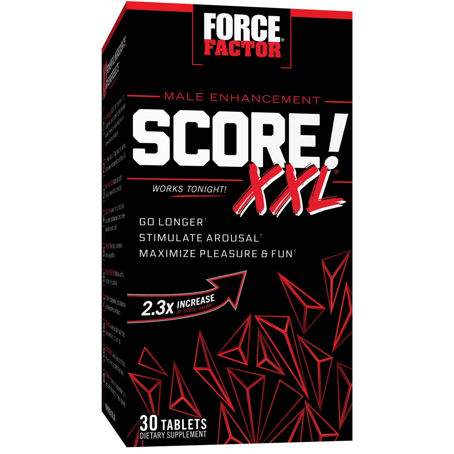 Force Factor Score! XXL – Nitric Oxide Booster for Men, 30 Tablets - Exotic Pro