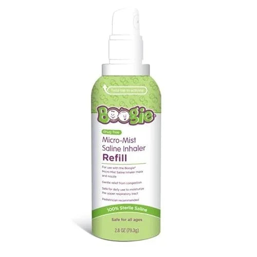 Boogie Micro Mist Inhaler Refill for Congestion Relief, Unscented, 2.8 oz - Exotic Pro