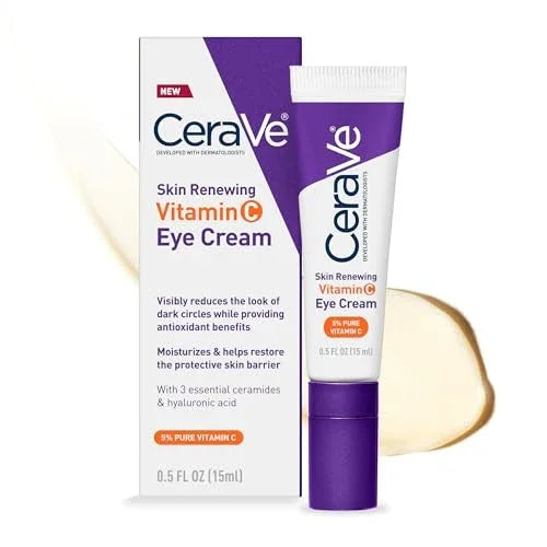 CeraVe Skin Renewing Vitamin C Eye Cream | 15 mL / 0.5 oz - Exotic Pro