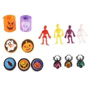 Spooky Village Pumpkin Capsule Toy Variety Pack – 18 Count Halloween Surprise - Exotic Pro
