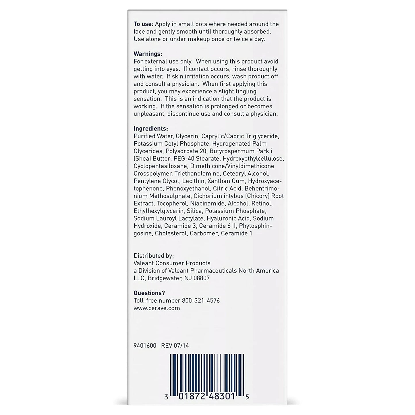 CeraVe Skin Renewing Retinol Face Serum with Niacinamide & Hyaluronic Acid for All Skin Types, 1 fl oz (Pack of 2) - Exotic Pro
