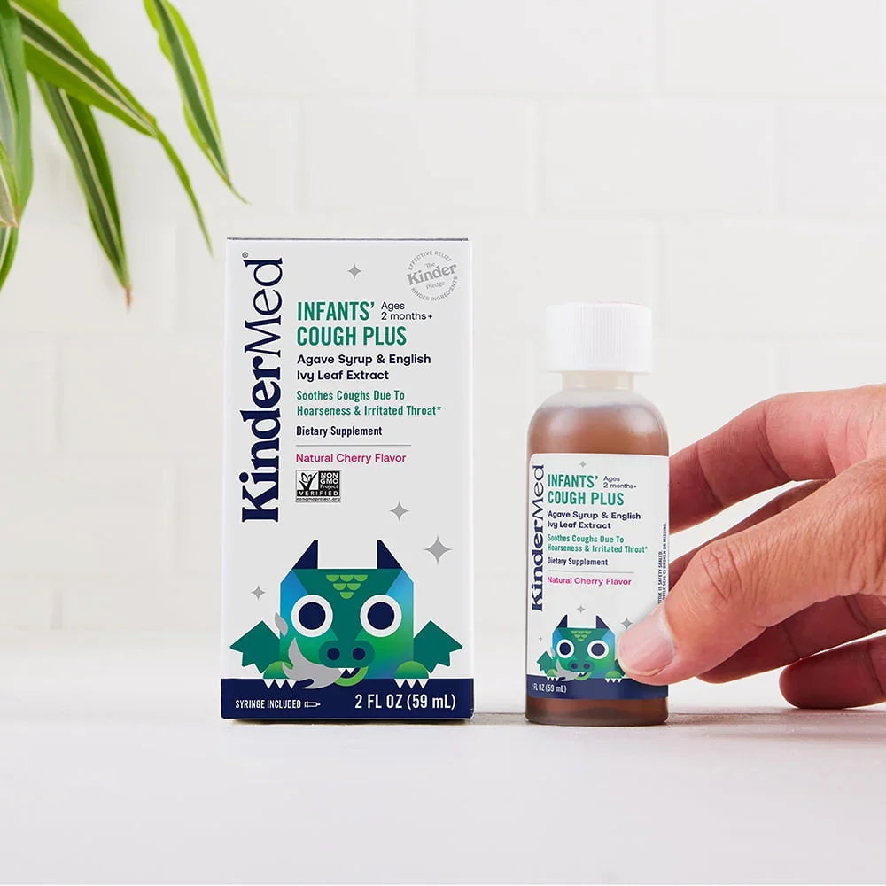 KinderMed Infants' Cough Plus Syrup, Natural Cherry Flavor, 2 oz - Exotic Pro