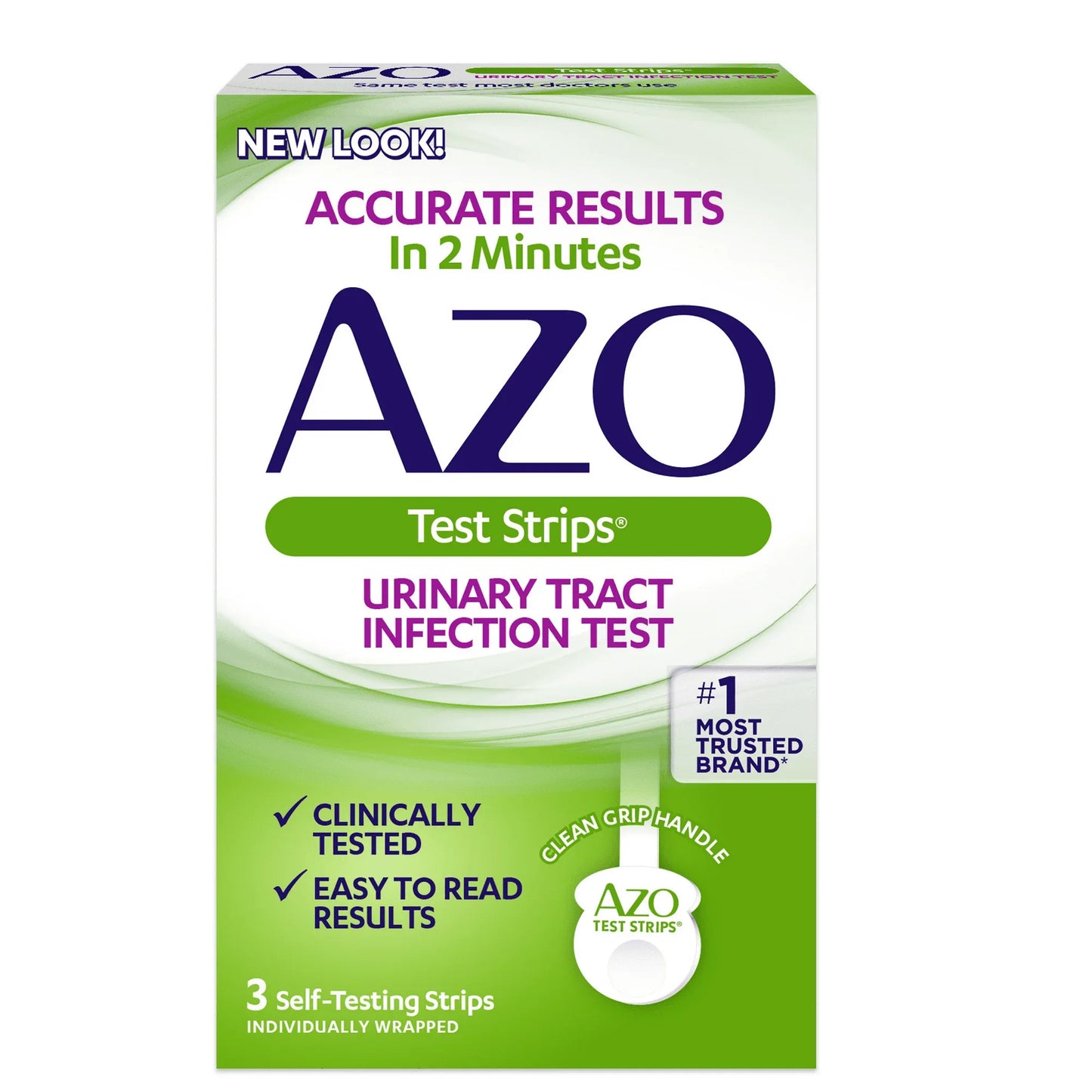 AZO UTI Test Strips for Women, At-Home Infection Detection, 3 Ct - Exotic Pro