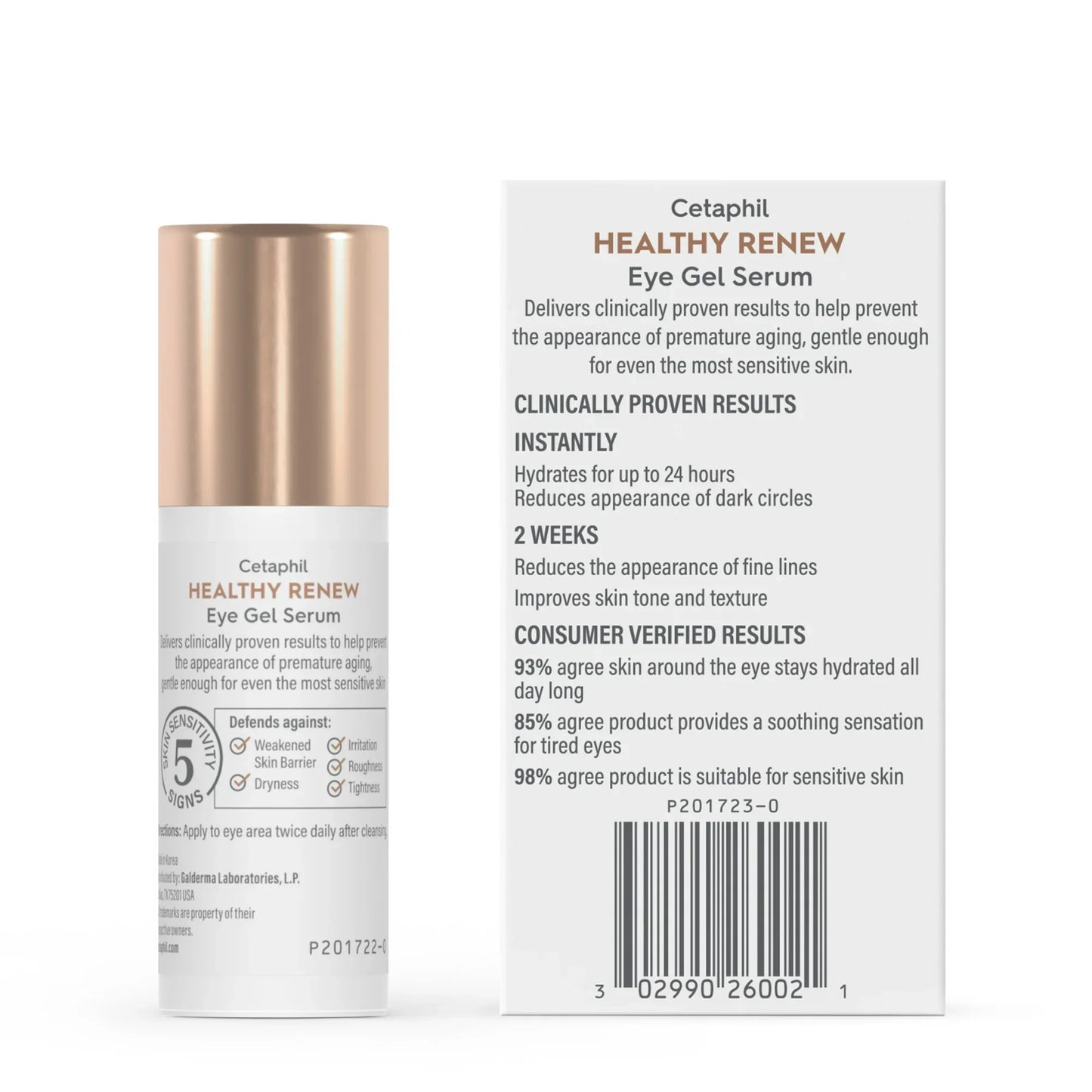 Cetaphil Healthy Renew Eye Gel Serum – Anti-Aging Retinol Alternative (0.5 oz) - Exotic Pro