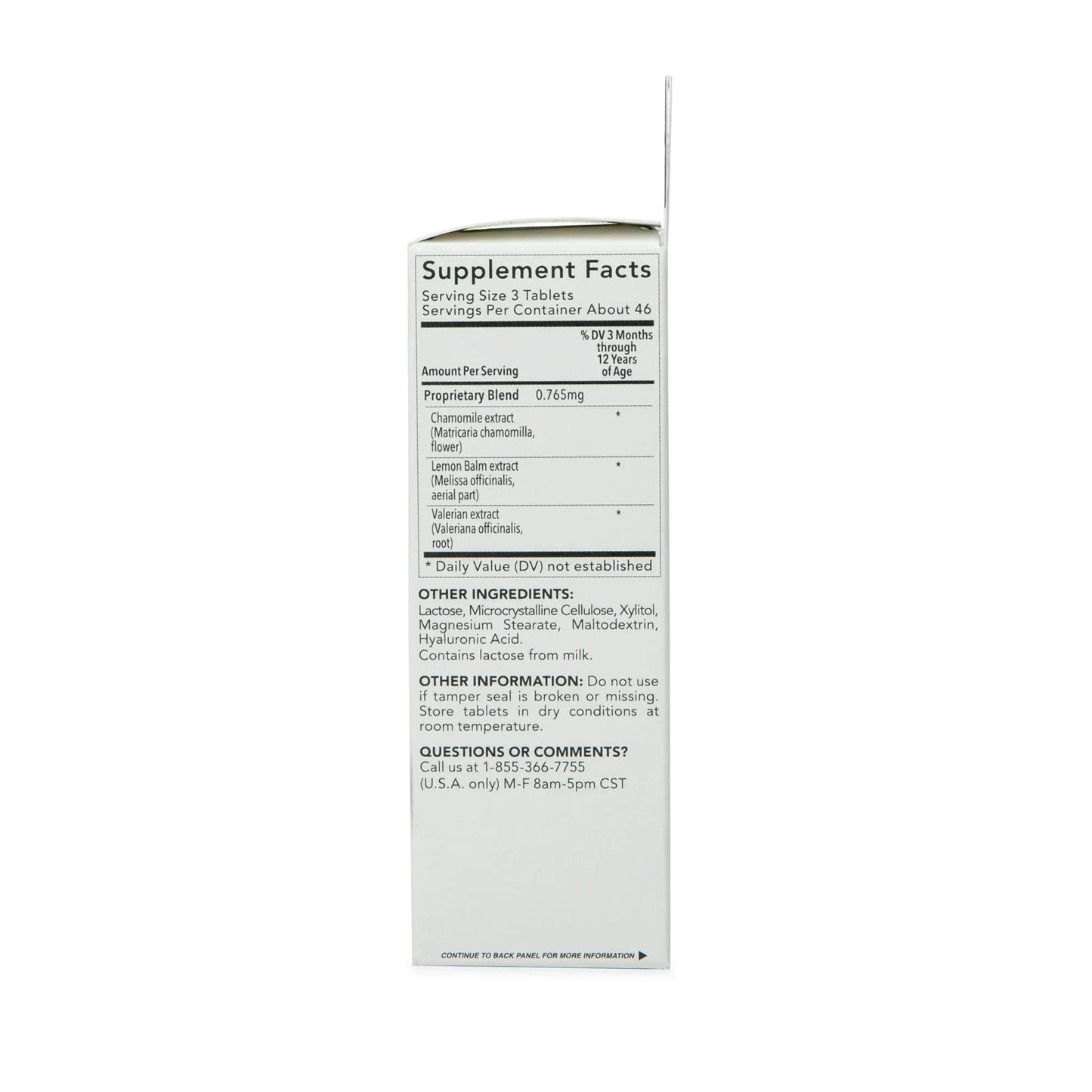 Dr. Talbot's Chamomile Nighttime Teething Tablets – 140 Count - Exotic Pro