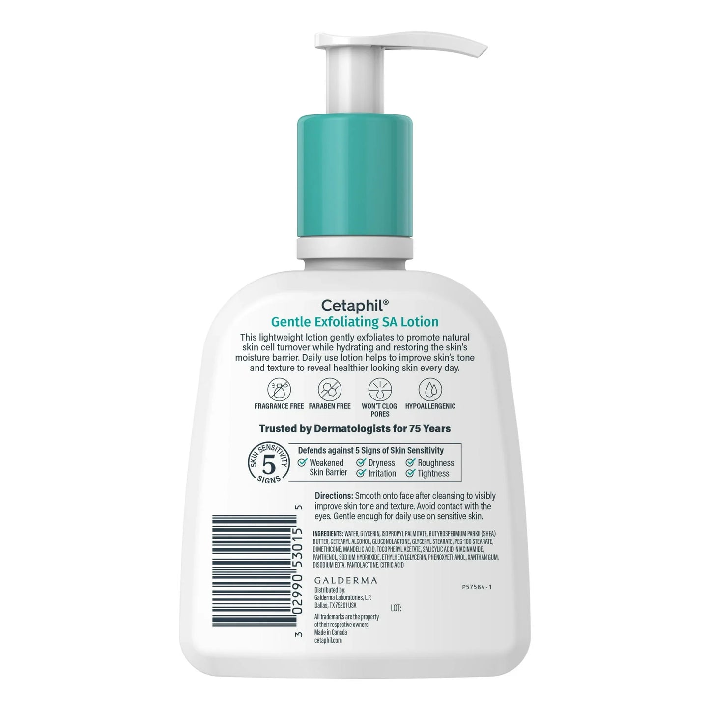Cetaphil Exfoliating Salicylic Acid Lotion for Smooth Skin - 8 oz - Exotic Pro