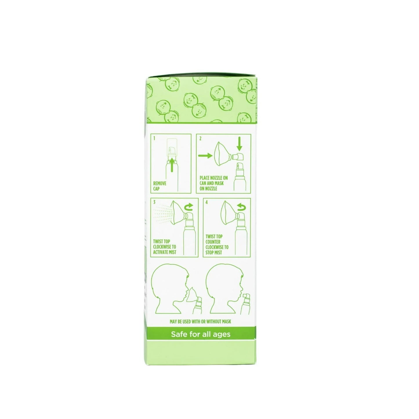 Boogie Micro-Mist Saline Inhaler – 1.7 oz | Gentle Nasal Moisturizer - Exotic Pro