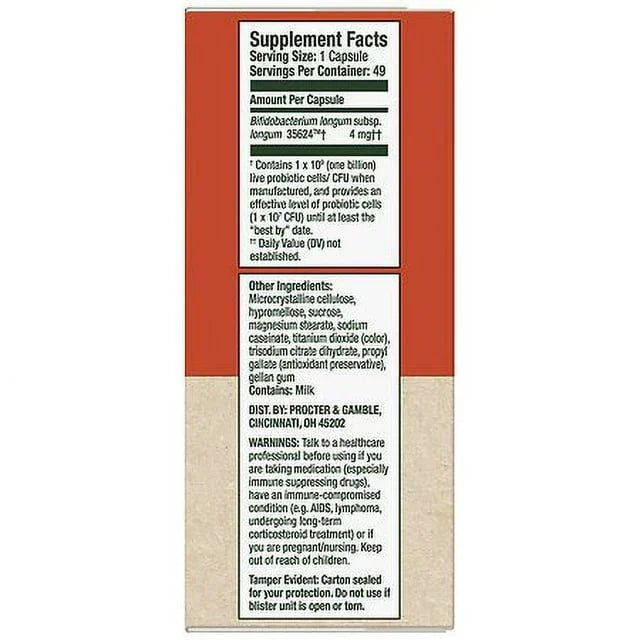 Align Probiotic Supplement 49 Ct | Daily Digestive Health & Gut Balance Support - Exotic Pro