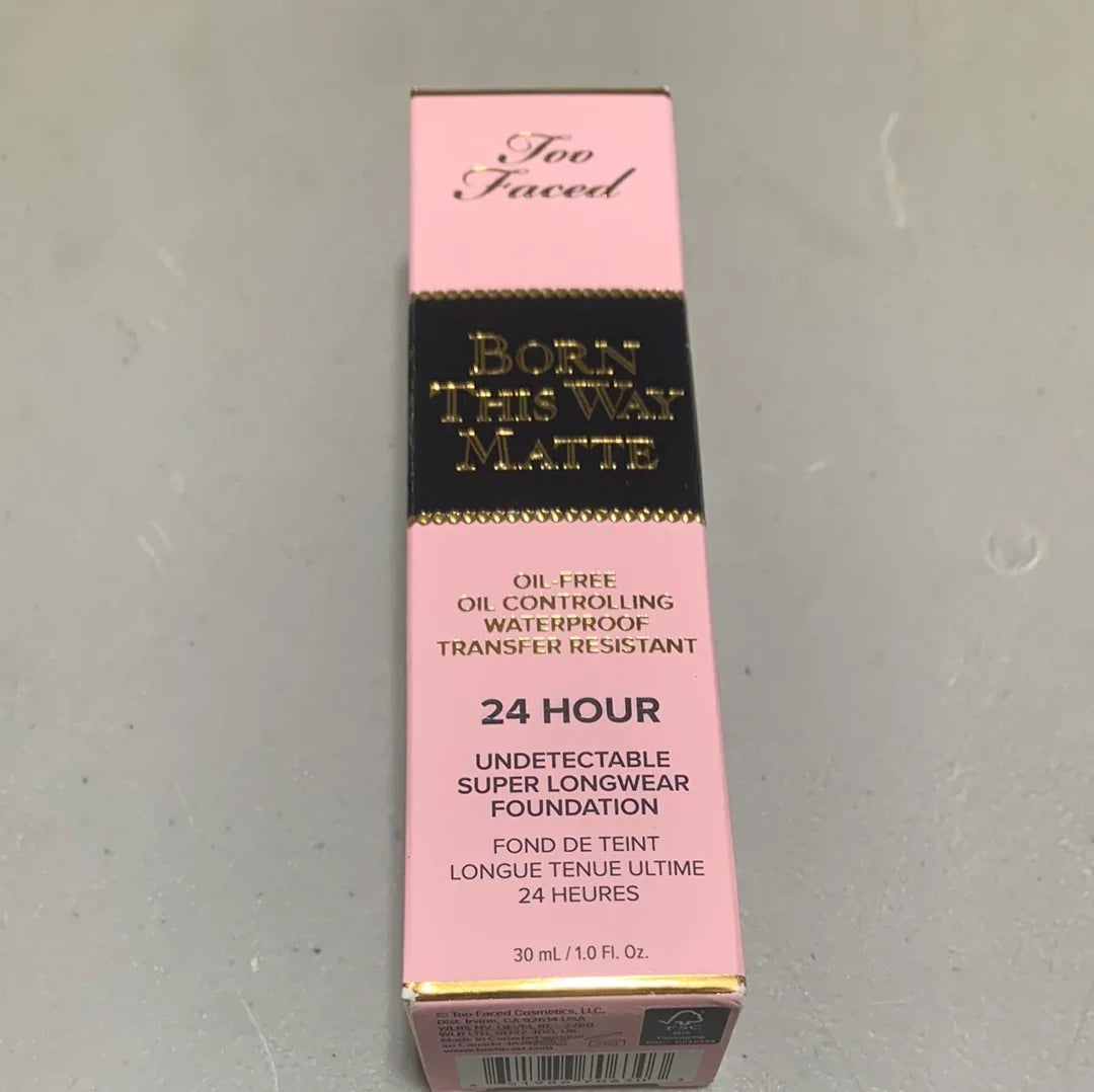 TOO FACED - Born This Way Matte 24 Hour Foundation Seashell 1.0 Fl Oz (Pack of 1) Peach - Exotic Pro