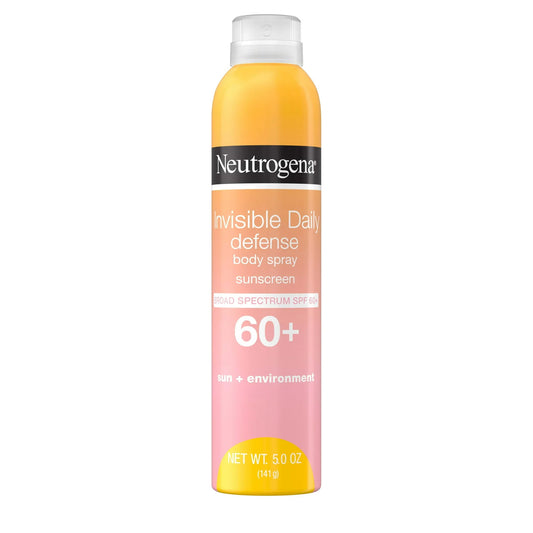 Neutrogena Invisible Daily Defense Sunscreen Spray, SPF 60+, 5.0 oz - Exotic Pro