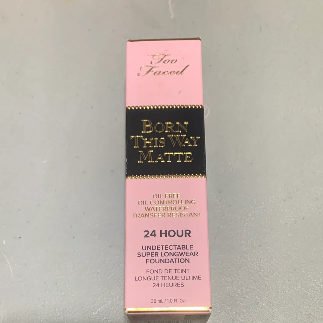 Too Faced Born This Way Matte 24 Hour Undetectable Foundation Nude 1 oz - Exotic Pro