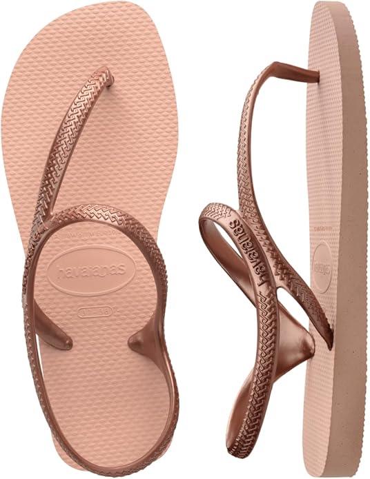 Havaianas Women's Flash Urban Sandals - Ballet Rose/Golden Blush (Size 9/10W, 8M) - Exotic Pro