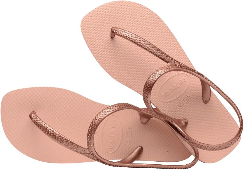 Havaianas Women's Flash Urban Sandals - Ballet Rose/Golden Blush (Size 9/10W, 8M) - Exotic Pro