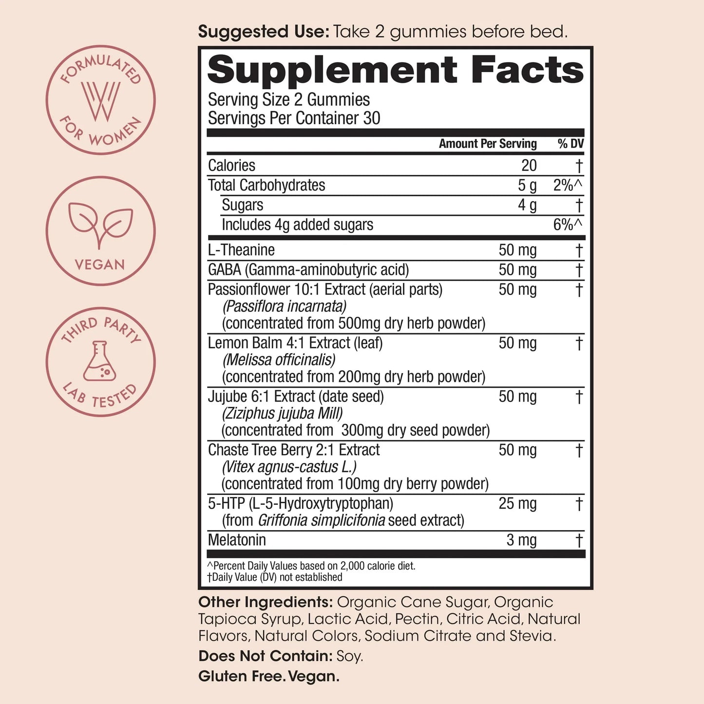Winged Wellness Sleepyhead Gummies – Melatonin & Herbal Sleep Support, 30ct - Exotic Pro