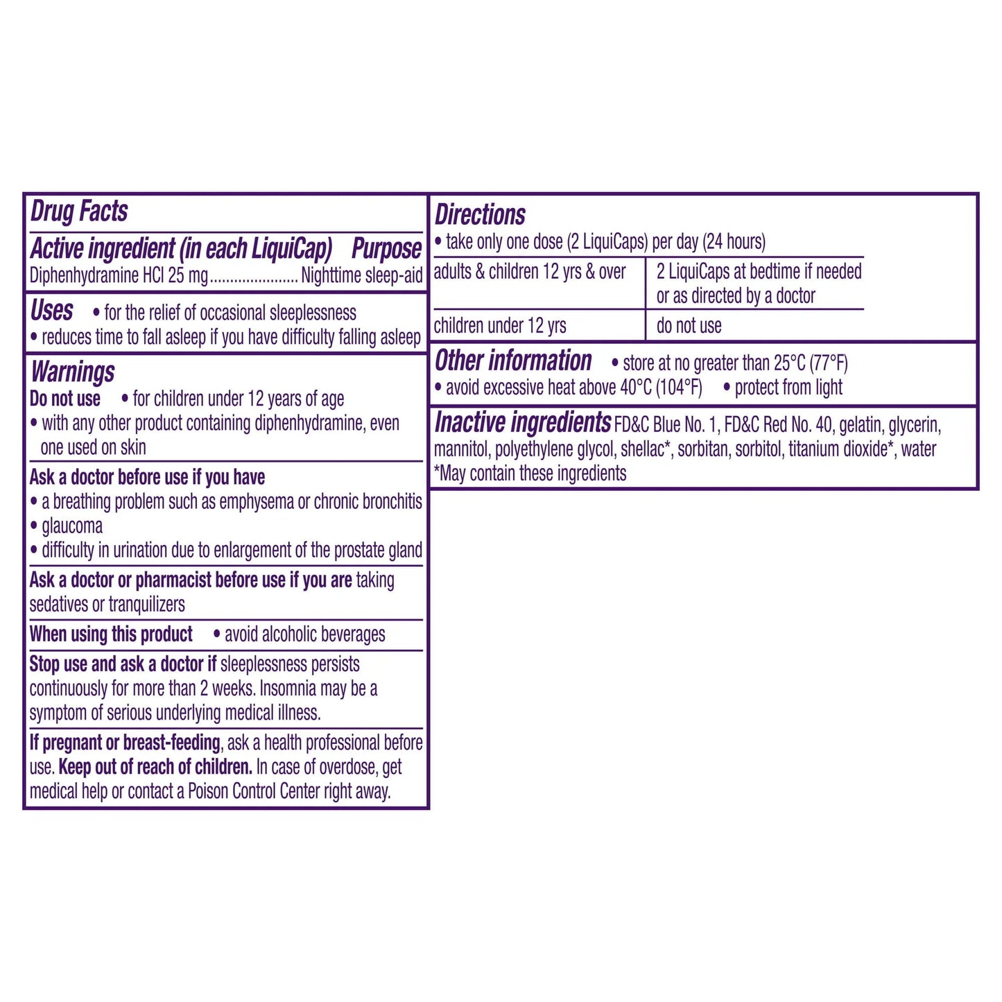 Vicks ZzzQuil Sleep Aid LiquiCaps – Diphenhydramine HCl, 12 Ct - Exotic Pro