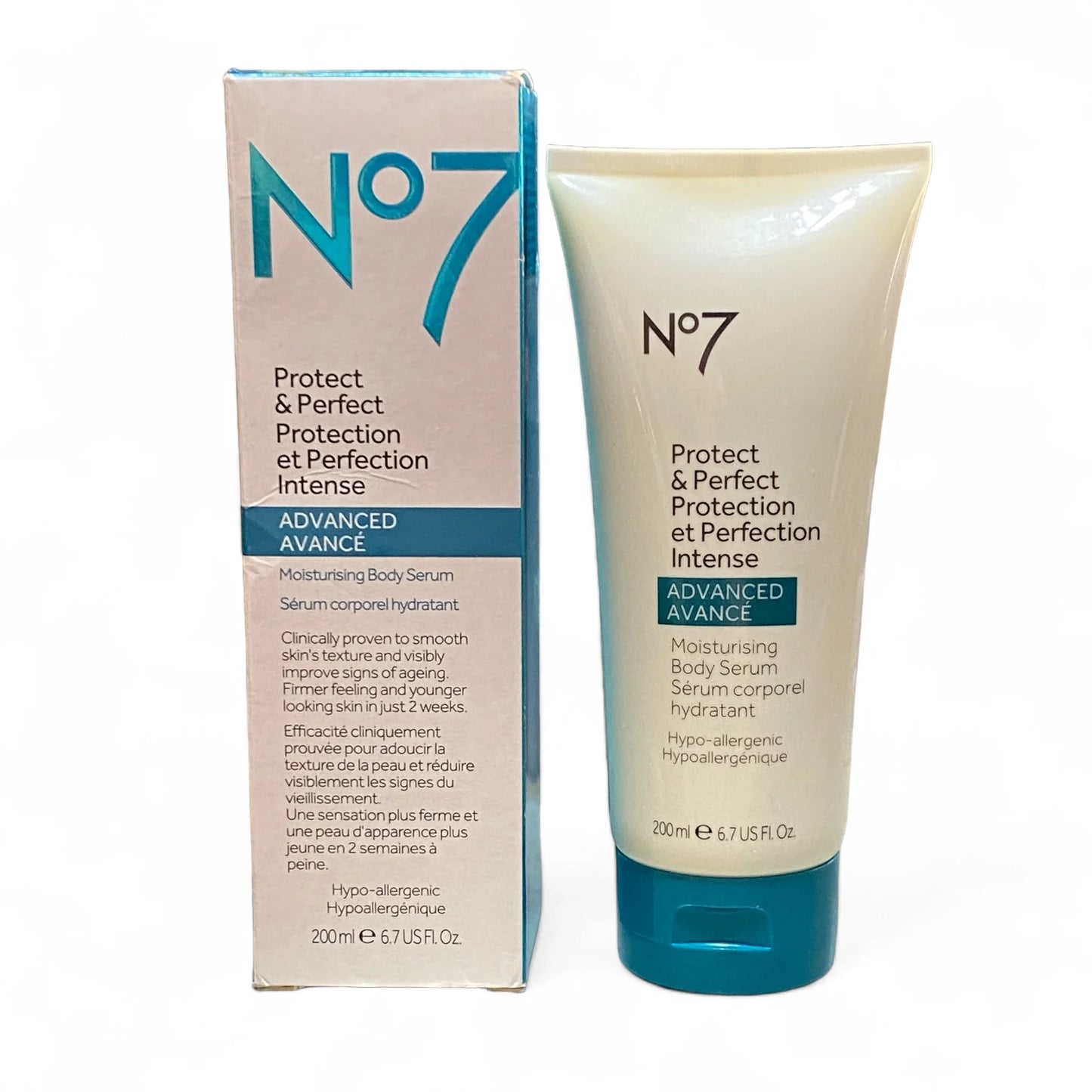 Boots No7 Protect & Perfect Intense Advanced Body Serum, Hypoallergenic, 6.7 oz - Exotic Pro