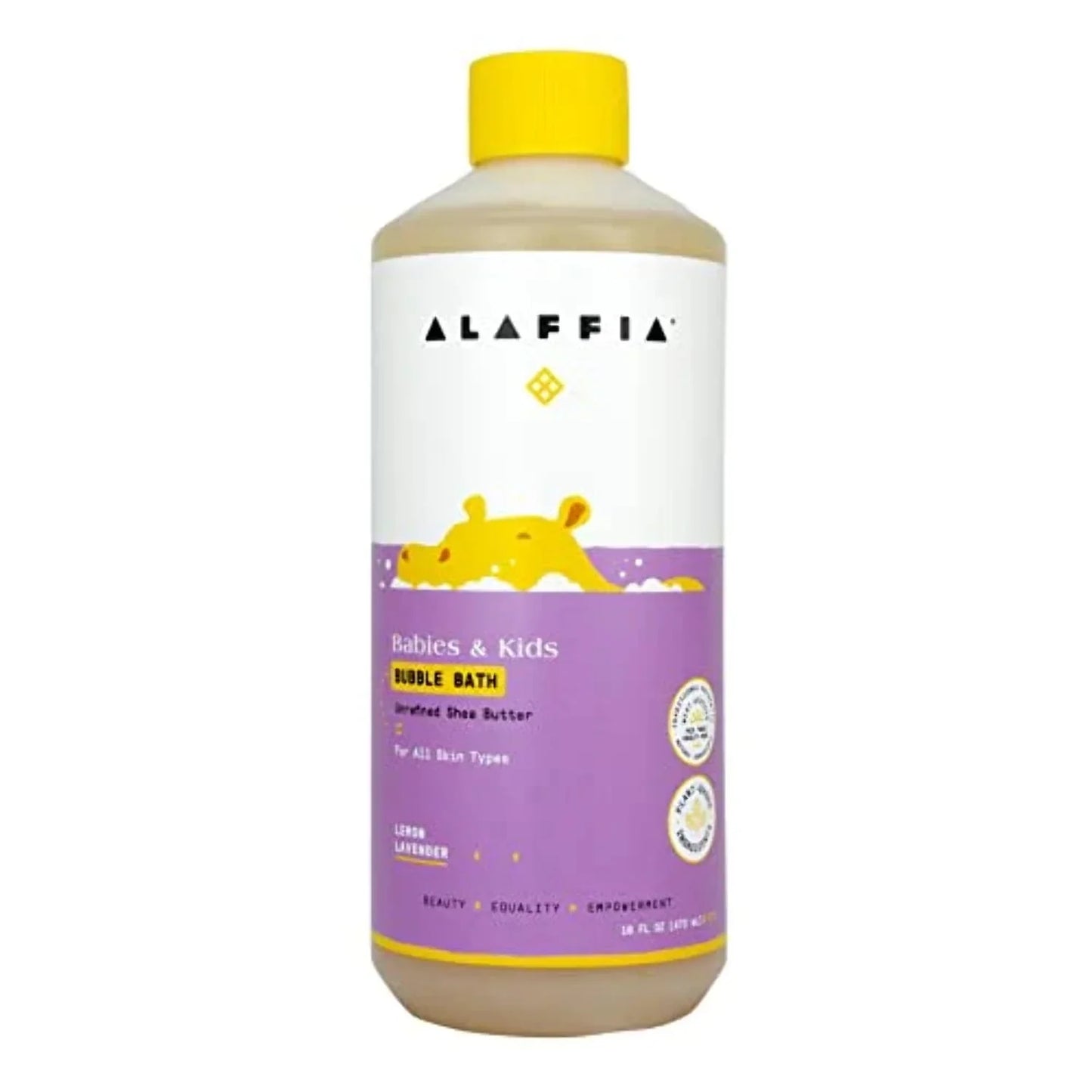 Alaffia Baby & Kids Bubble Bath, Lemon Lavender 16oz - Exotic Pro