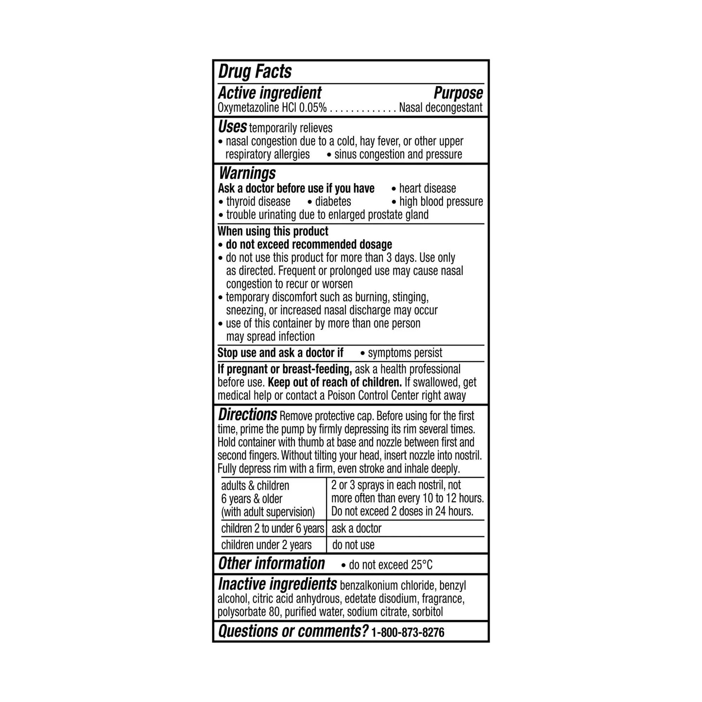 Vicks Sinex Severe Nasal Spray 2 Ct – Ultra Fine Mist, 265 Sprays - Exotic Pro