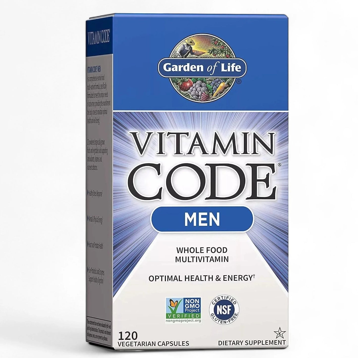 VITAMIN CODE MEN WHOLE FOOD MULTIVITAMIN 120VEGETARIAN CAPSULES - Exotic Pro