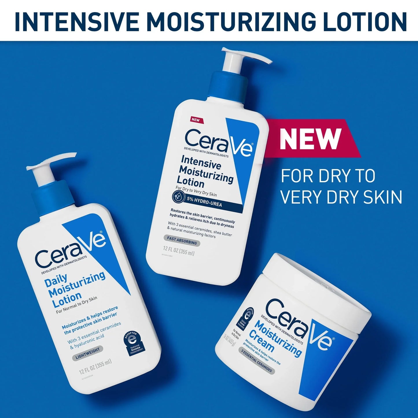 CeraVe Moisturizing Lotion + Itch Relief for Dry to Very Dry Skin, Fragrance-Free - Exotic Pro