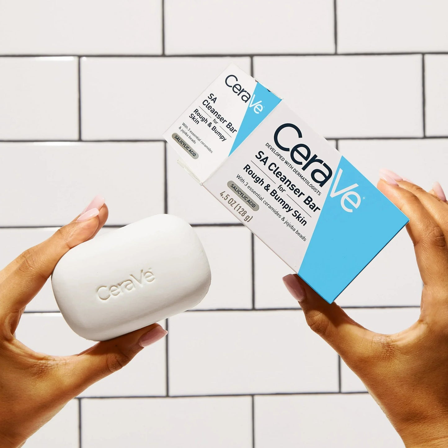 CeraVe SA Cleanser Bar for Rough & Bumpy Skin with Salicylic Acid - 4.5 oz - Exotic Pro
