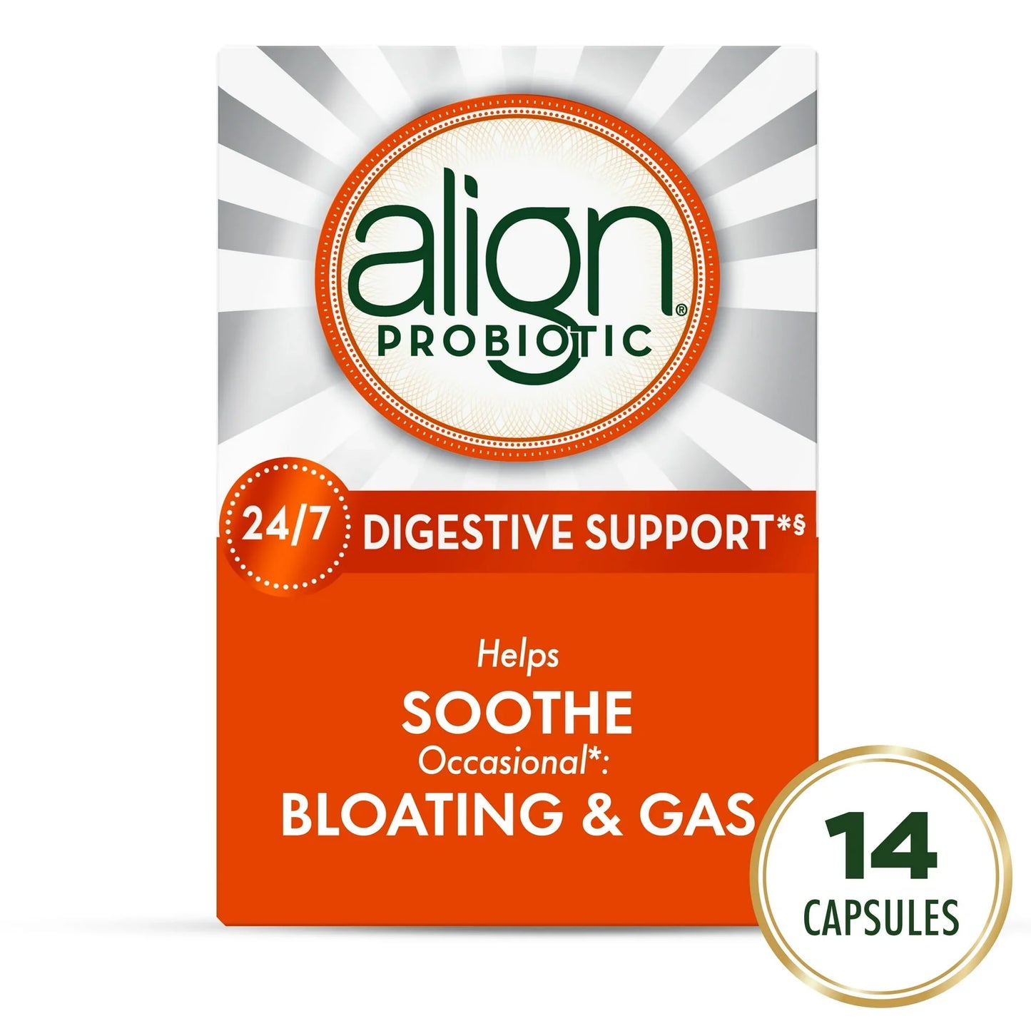 Align Daily Probiotic Supplement 14 Ct | Digestive Support for Men & Women - Exotic Pro