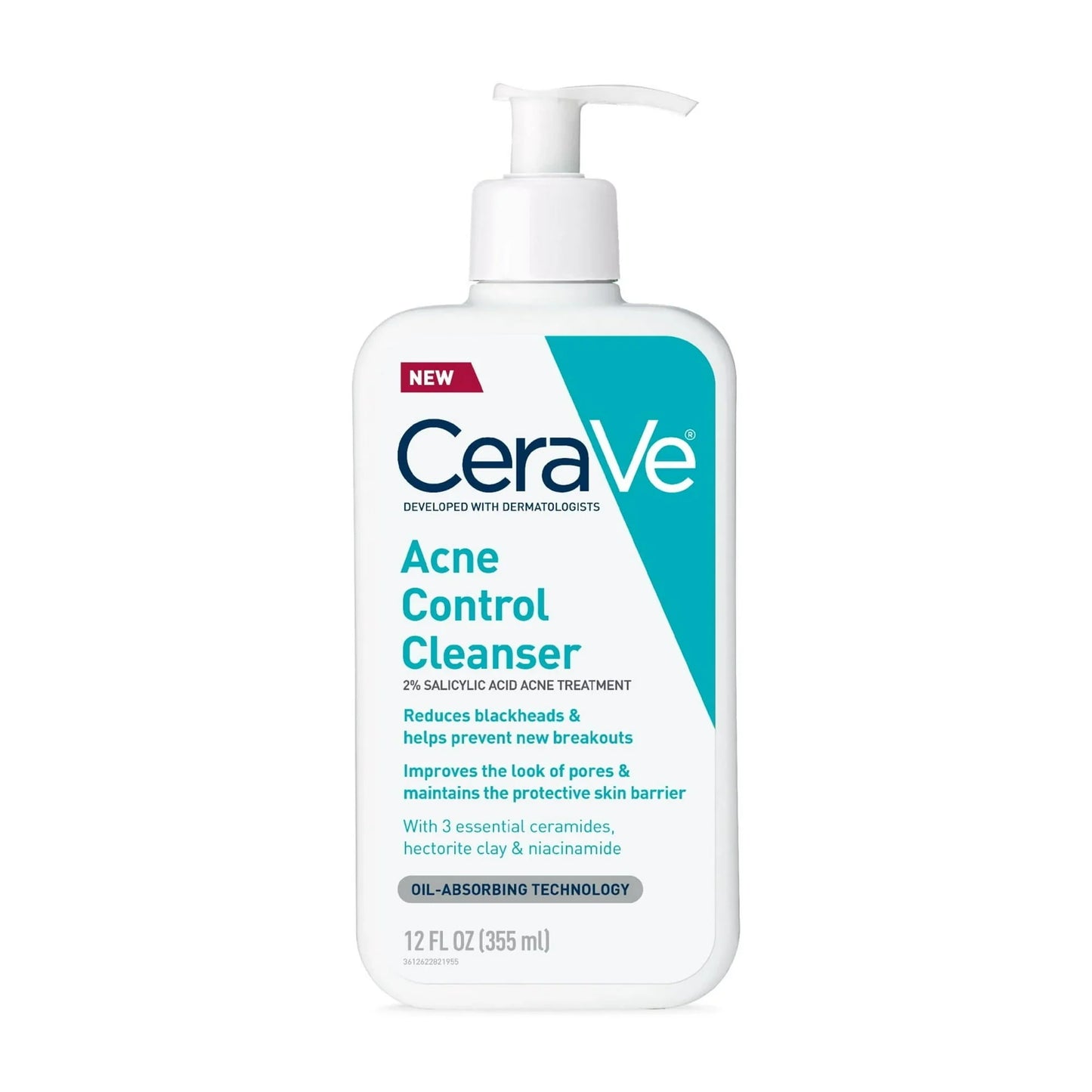 CeraVe Acne Control Face Cleanser with 2% Salicylic Acid – 8 oz - Exotic Pro