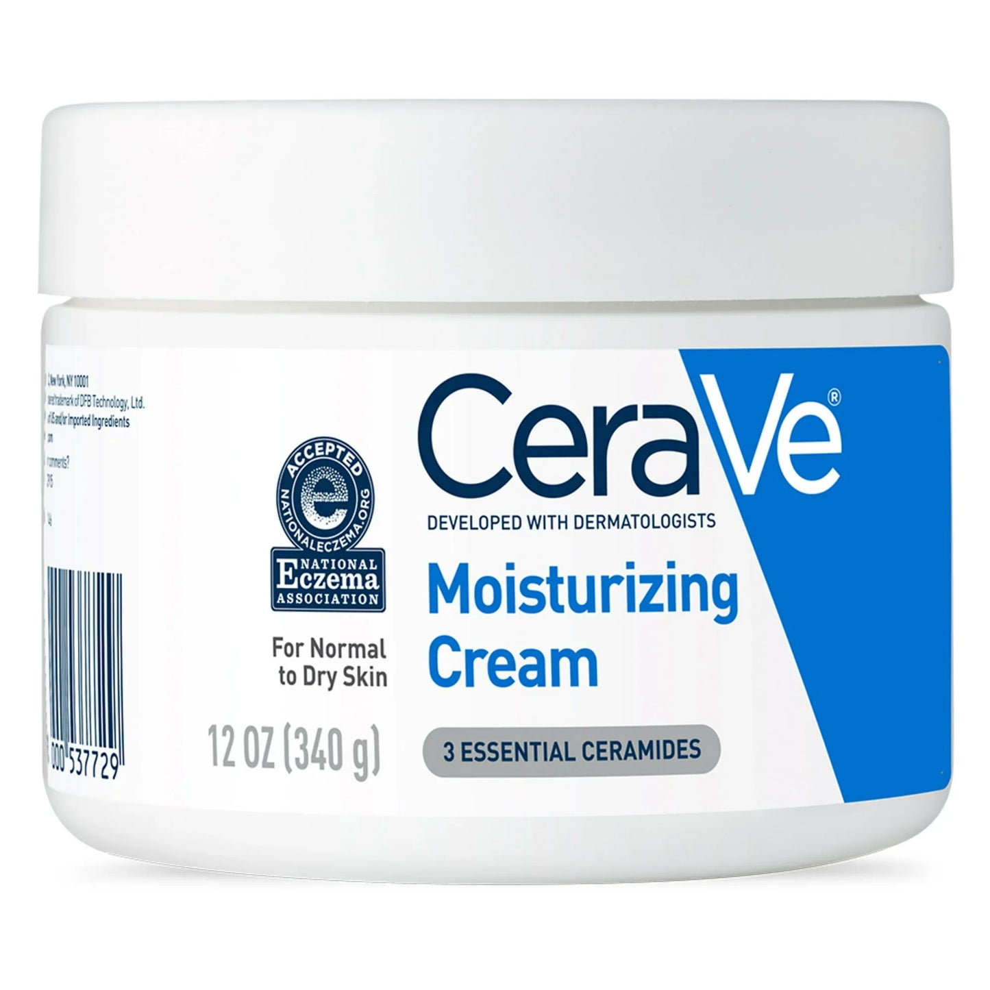 CeraVe Moisturizing Cream for Face & Body, Dry Skin Relief, 12 oz - Exotic Pro