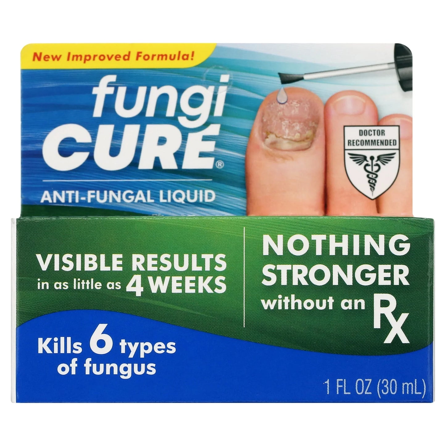 FUNGICURE Anti-Fungal Liquid – Max Strength OTC Treatment, 1 fl oz - Exotic Pro