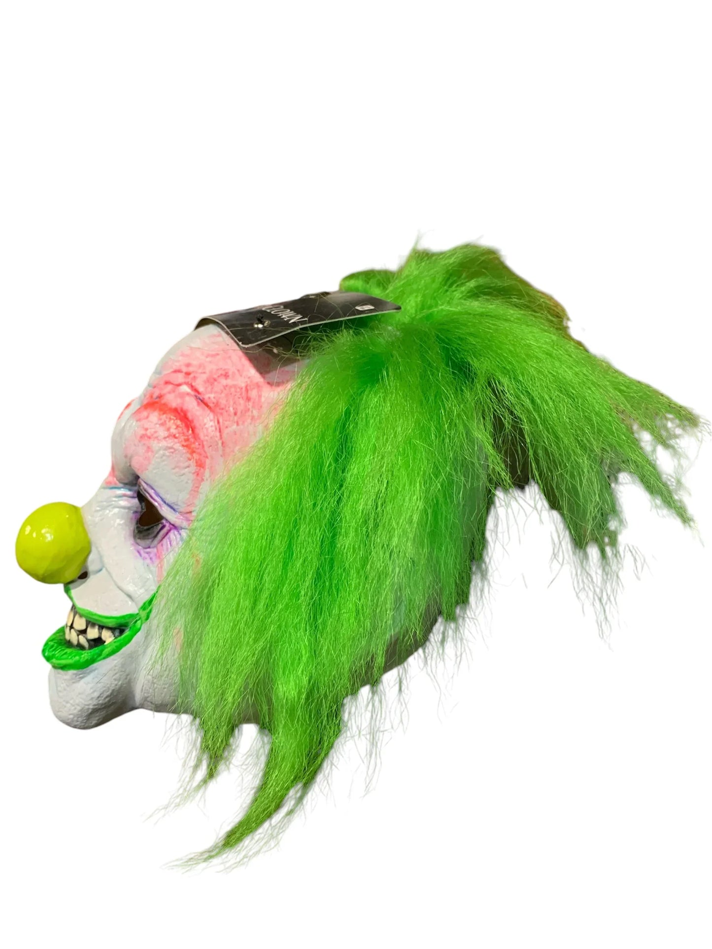 Neon Green Hair Clown Full Mask | Spirit - Exotic Pro