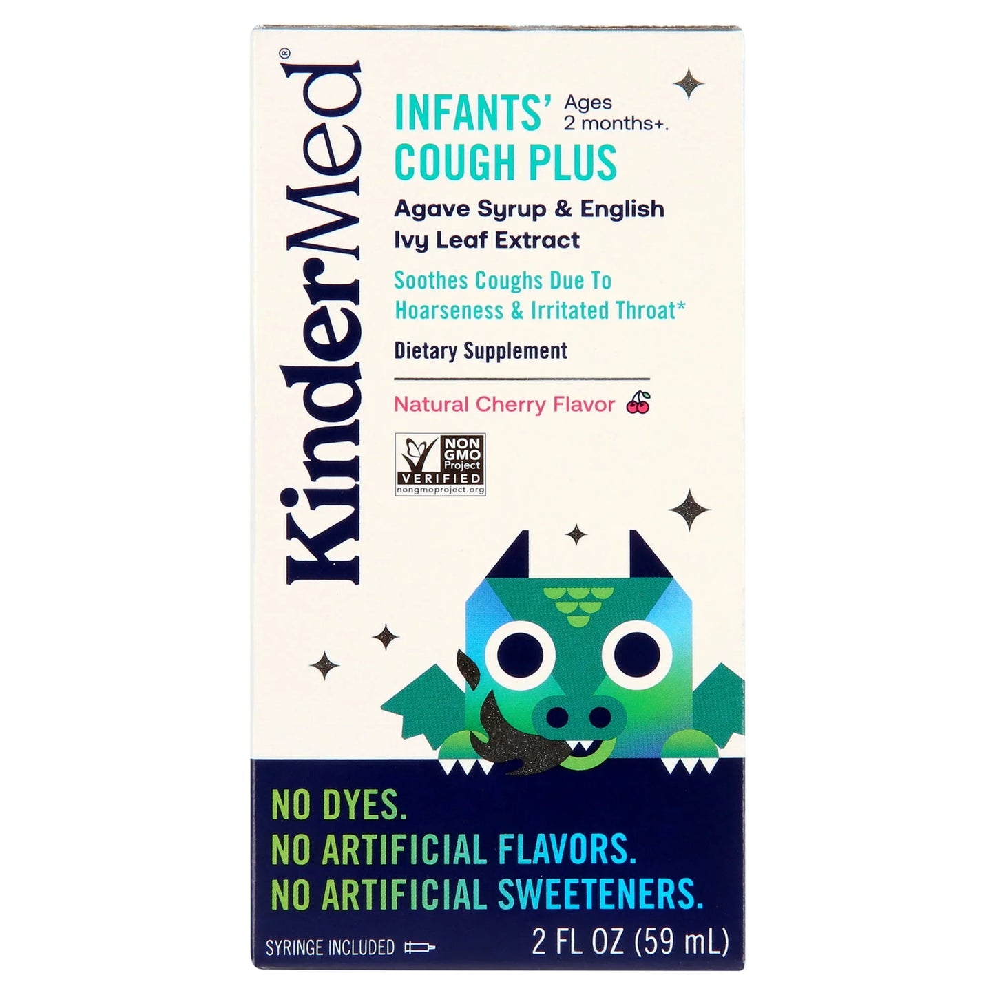 KinderMed Infants' Cough Plus Syrup, Natural Cherry Flavor, 2 oz - Exotic Pro
