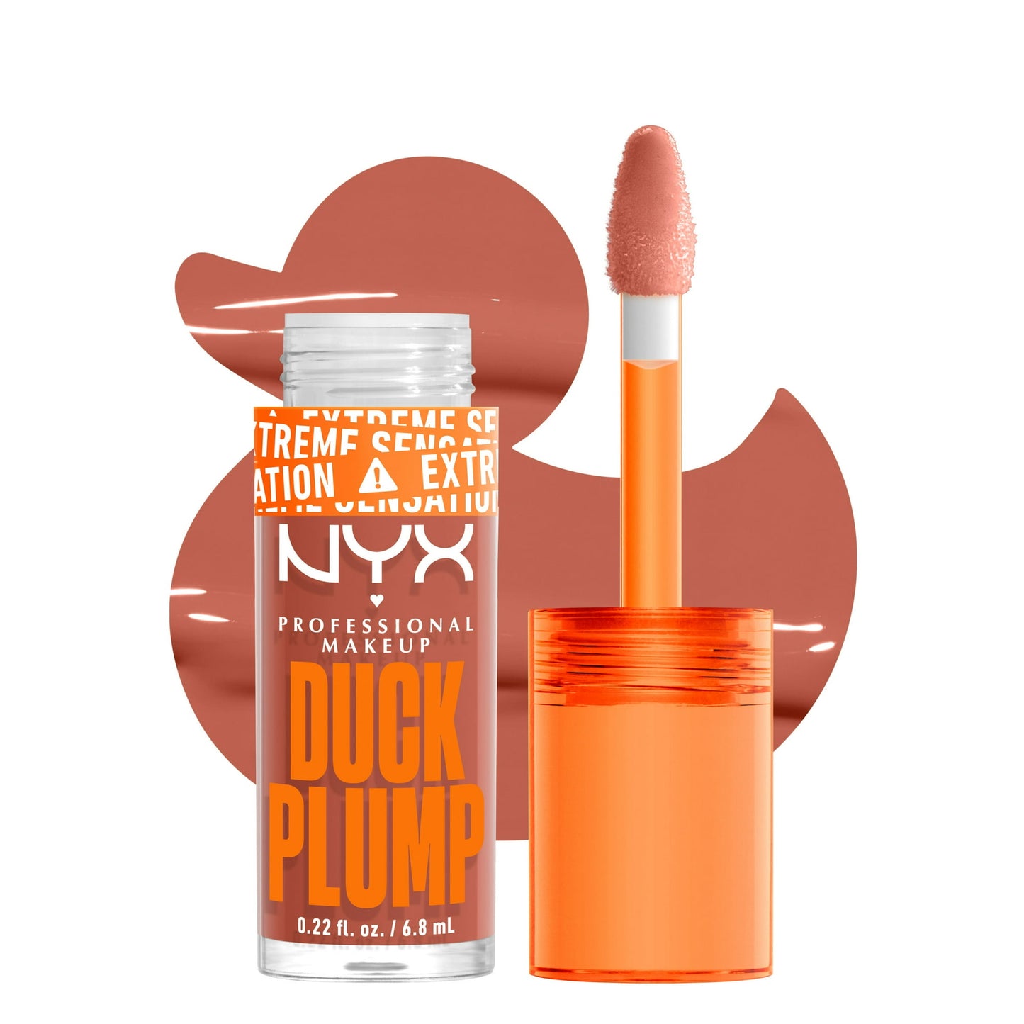 NYX Duck Plump Lip Gloss - Apri-Caught | Tingling Plump & Shine