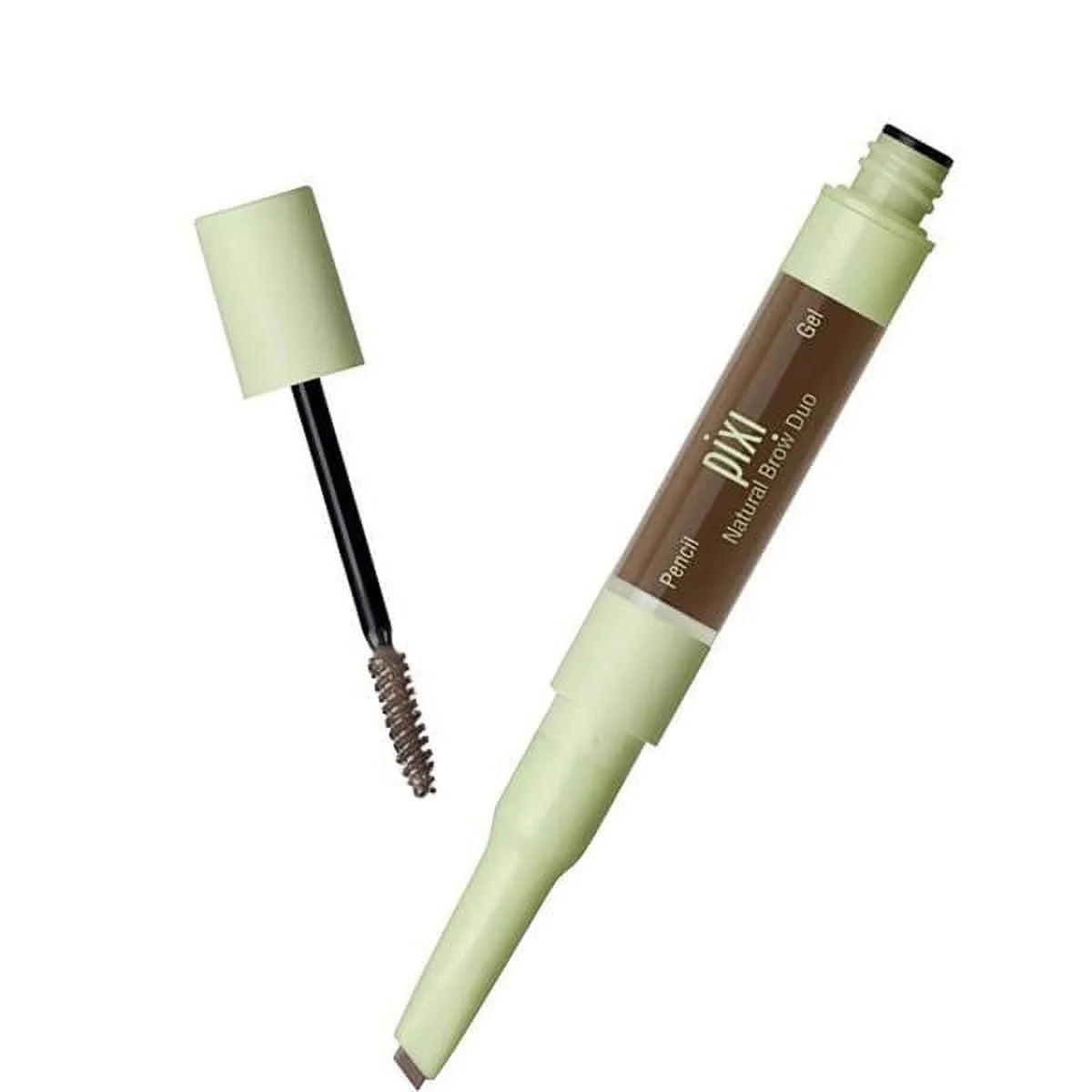 Pixi by Petra 2-in-1 Natural Brow Duo Pencil & Gel - Natural Brown - Exotic Pro