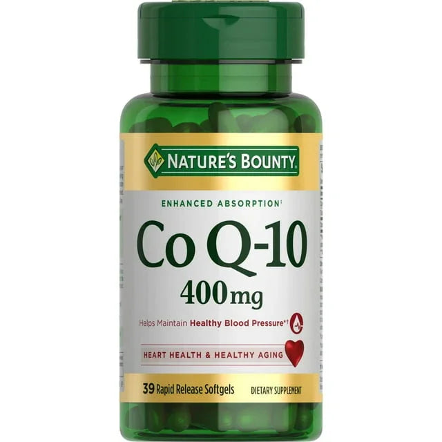 Nature’s Bounty Co Q-10 400mg Maximum Strength – 39 Softgels - Exotic Pro