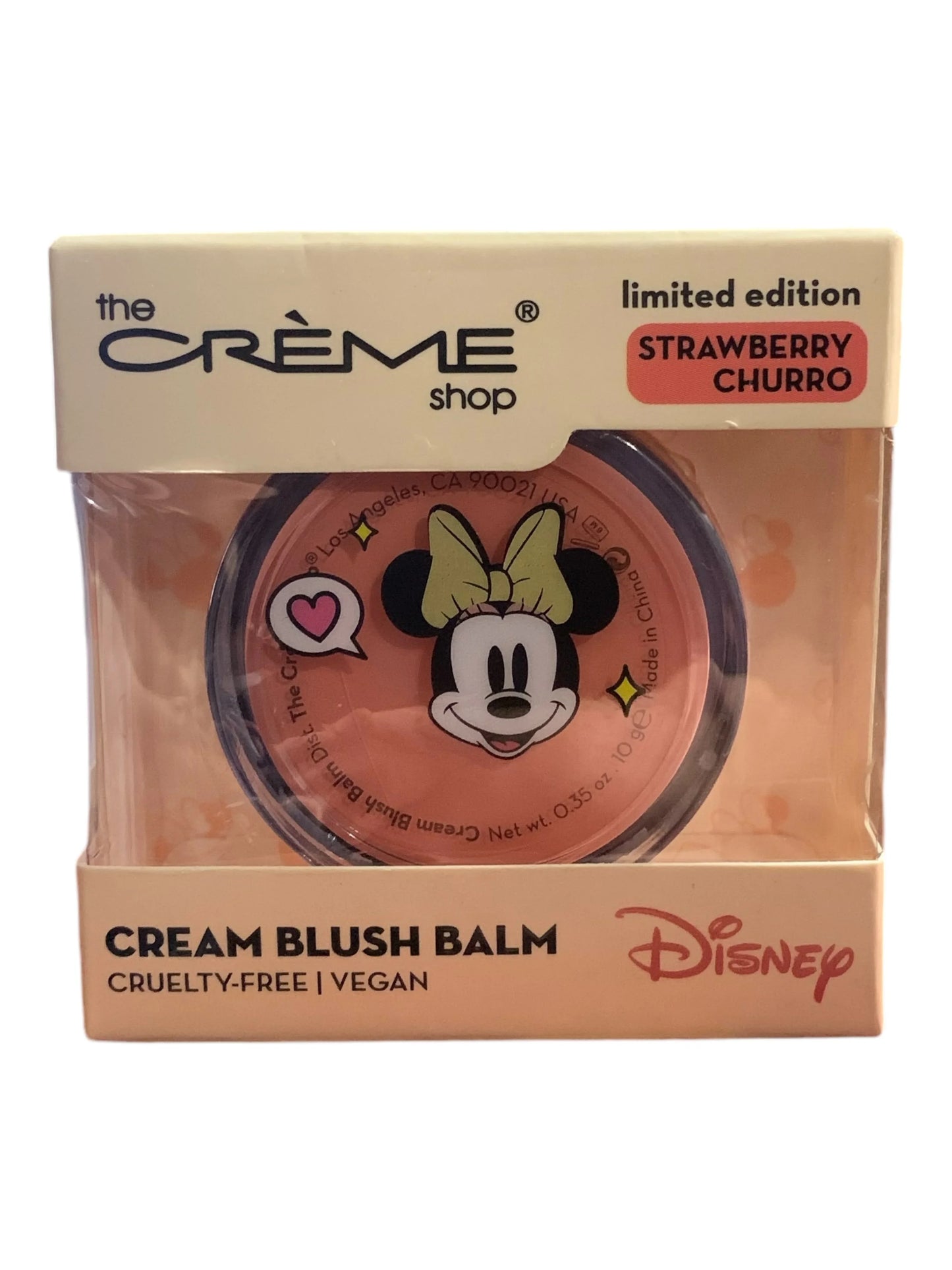 The Crème Shop x Disney Cream Blush Balm - Strawberry Churro - Exotic Pro