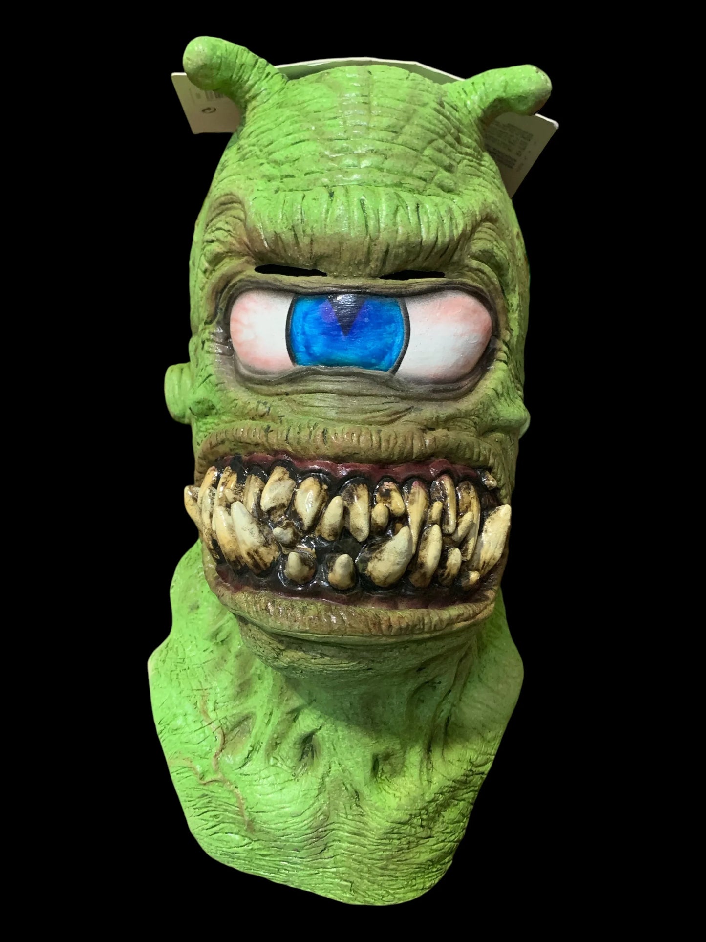 Adult Rool Alien Mask – Green One-Eyed Alien Halloween Mask for Costume & Cosplay - Exotic Pro