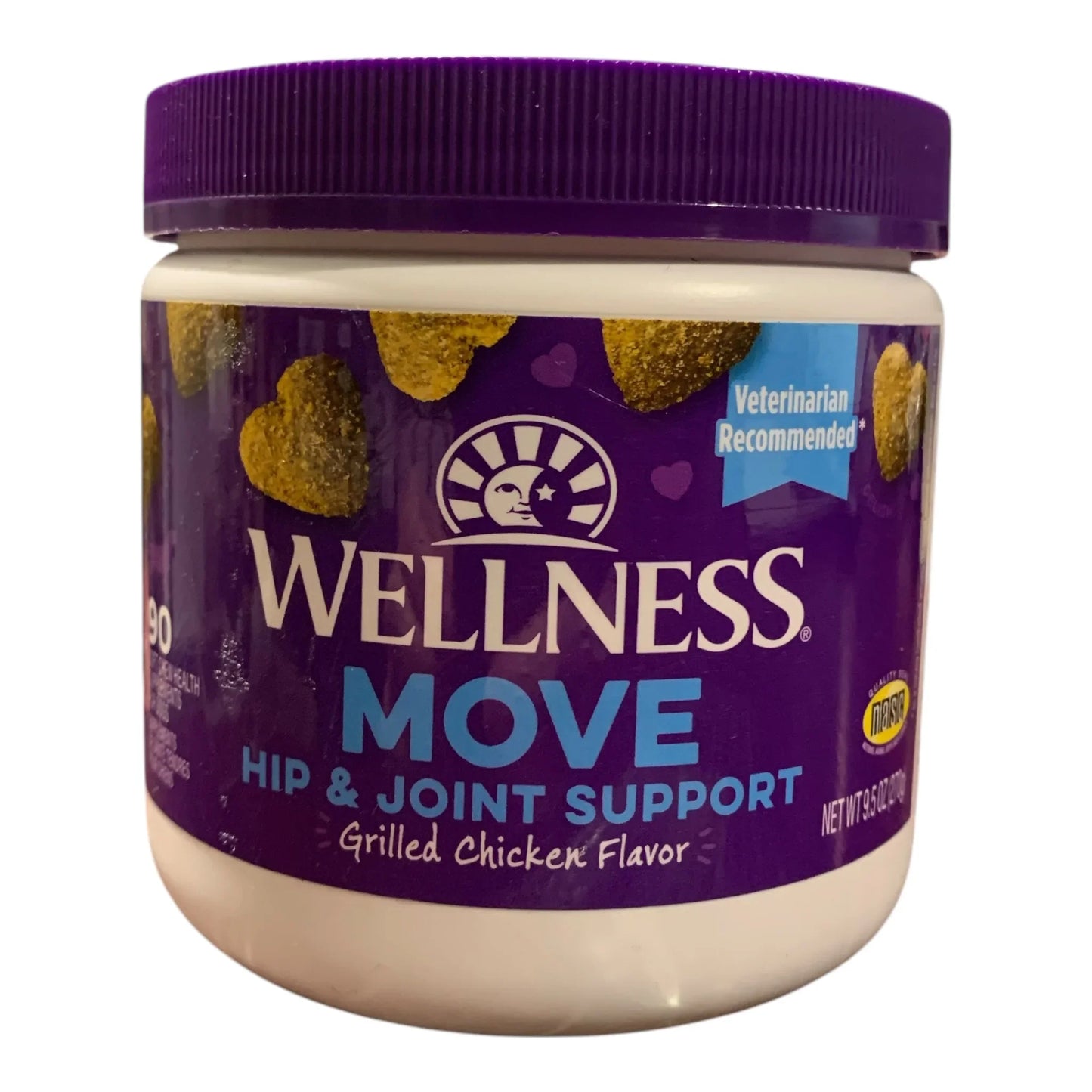 Wellness Move Hip & Joint Support Chews, Grilled Chicken Flavor, 90ct, 9.5oz - Exotic Pro