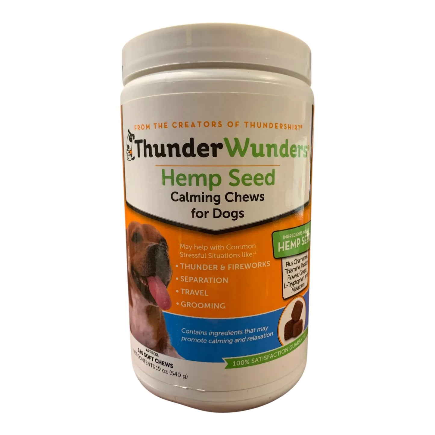 ThunderWunders Hemp Calming Chews for Dogs, 180 ct (19 oz) - Exotic Pro