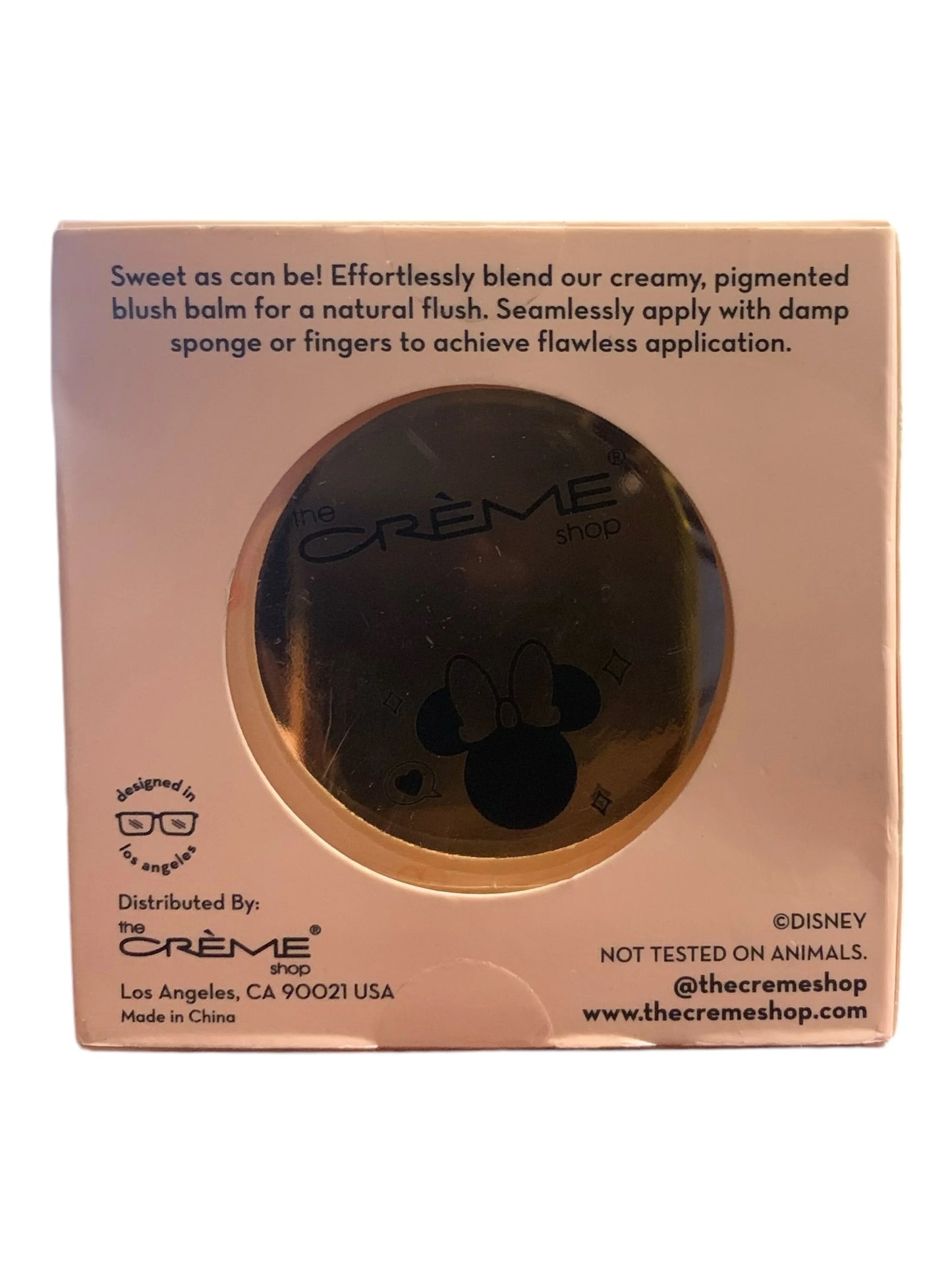 The Crème Shop x Disney Cream Blush Balm - Strawberry Churro - Exotic Pro