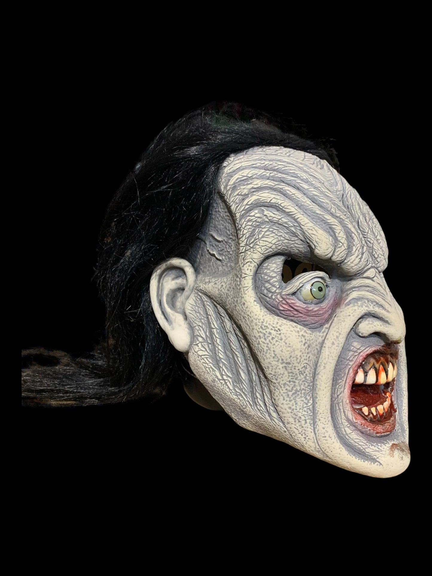 Zagone Studios Psyched Mask – Humanoid Vampire Alien Halloween Mask with Eerie Detail - Exotic Pro