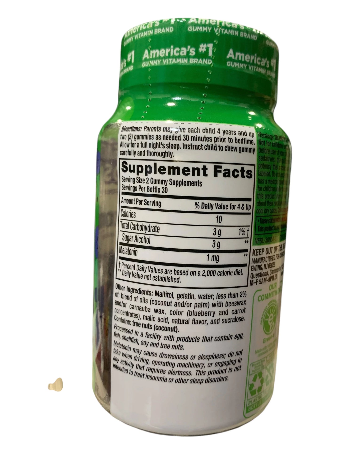 Vitafusion Kids Melatonin Gummies – Blueberry Sleep Support Supplements, 60 Gummies - Exotic Pro