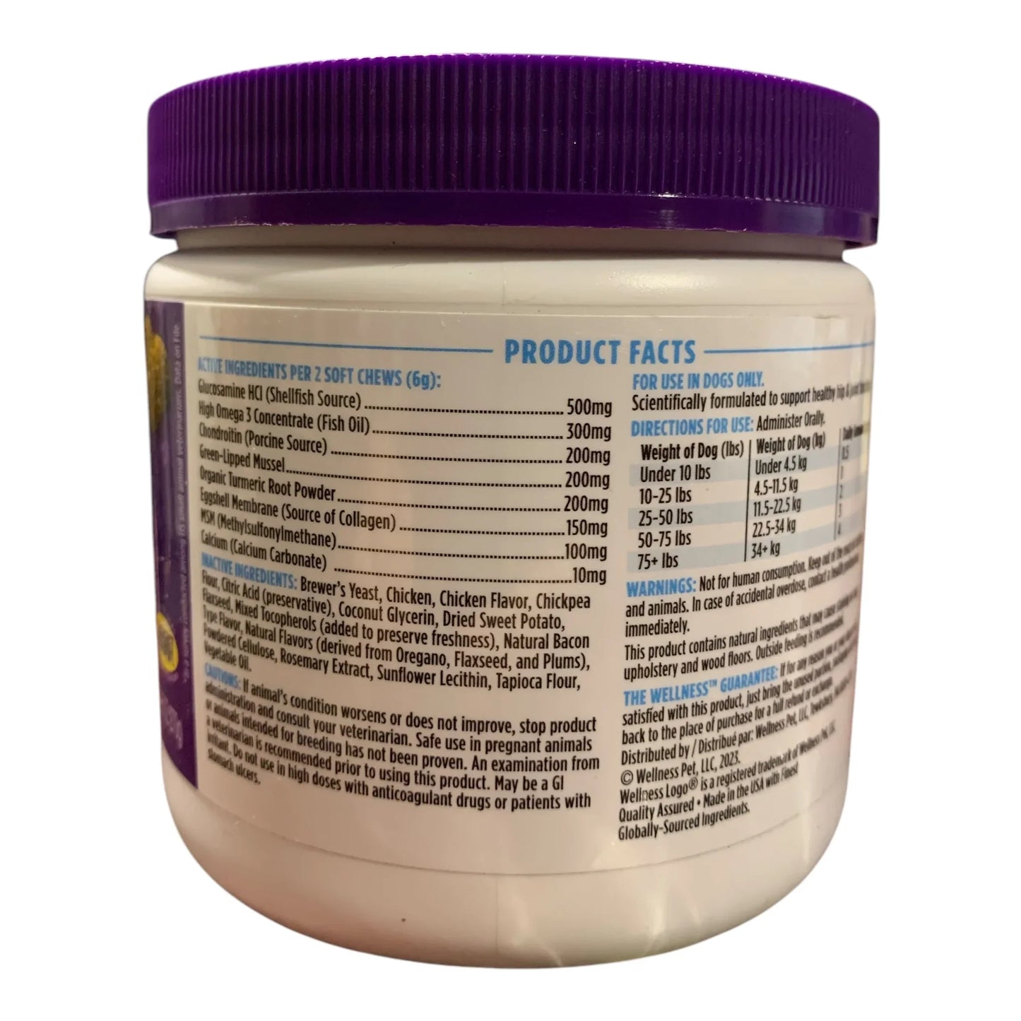 Wellness Move Hip & Joint Support Chews, Grilled Chicken Flavor, 90ct, 9.5oz - Exotic Pro