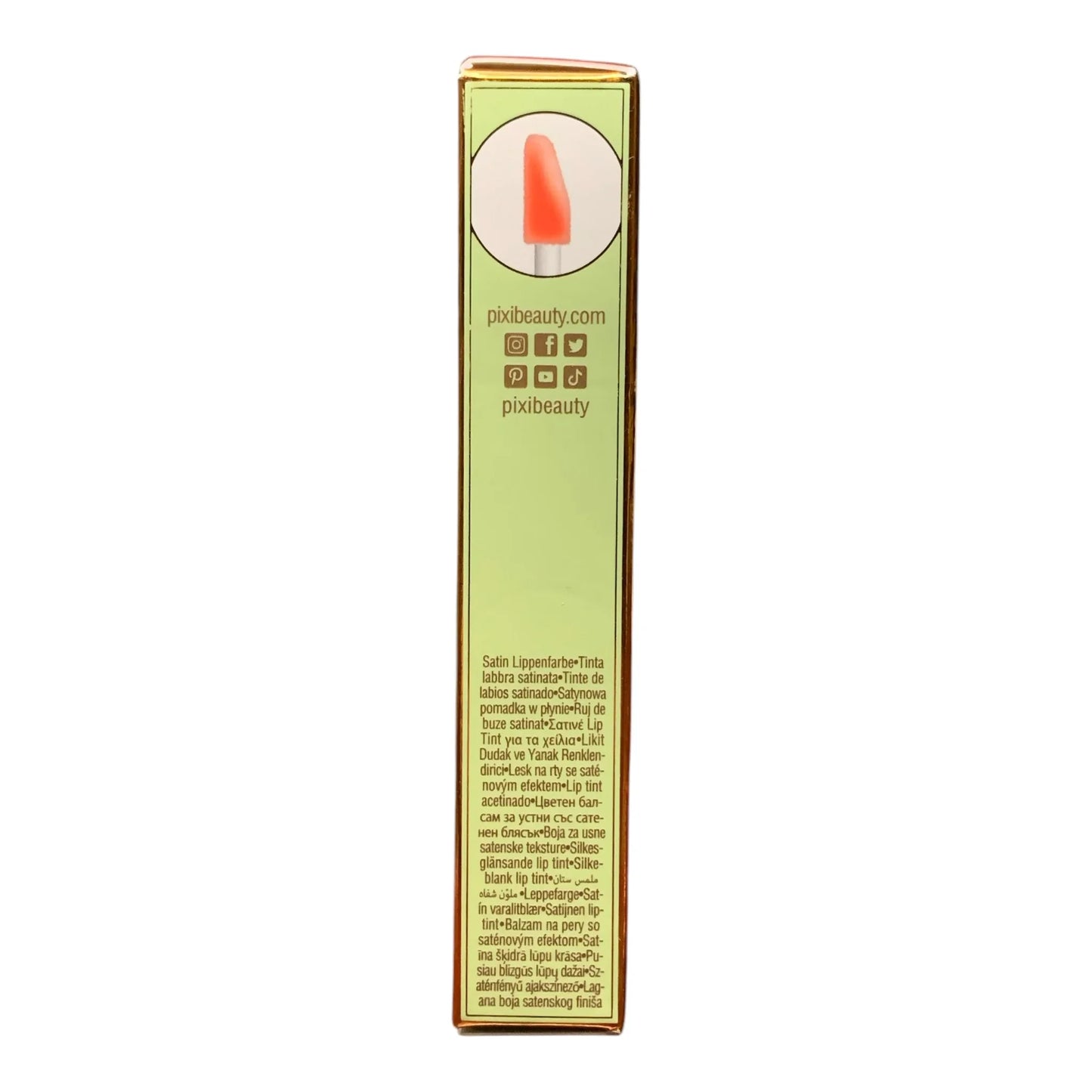 Pixi Fixing Lip Tint - Hydro-Matte Lip Stain with Hyaluronic Acid, Adore, 0.19 oz - Exotic Pro