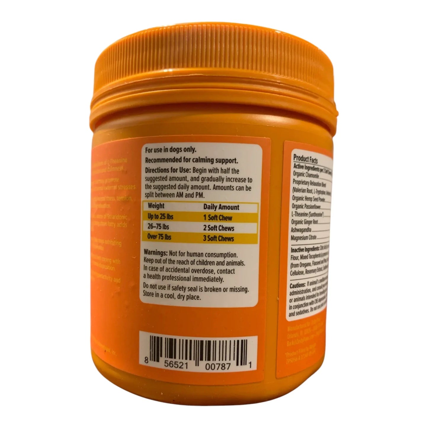 Paws Zesty Paws Calming Bites with Melatonin, 90 ct. - Exotic Pro