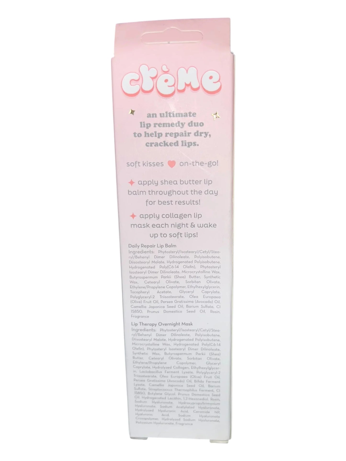 The Crème Shop Boba Bears Lip Repair Duo – Balm & Masque, Strawberry - Exotic Pro