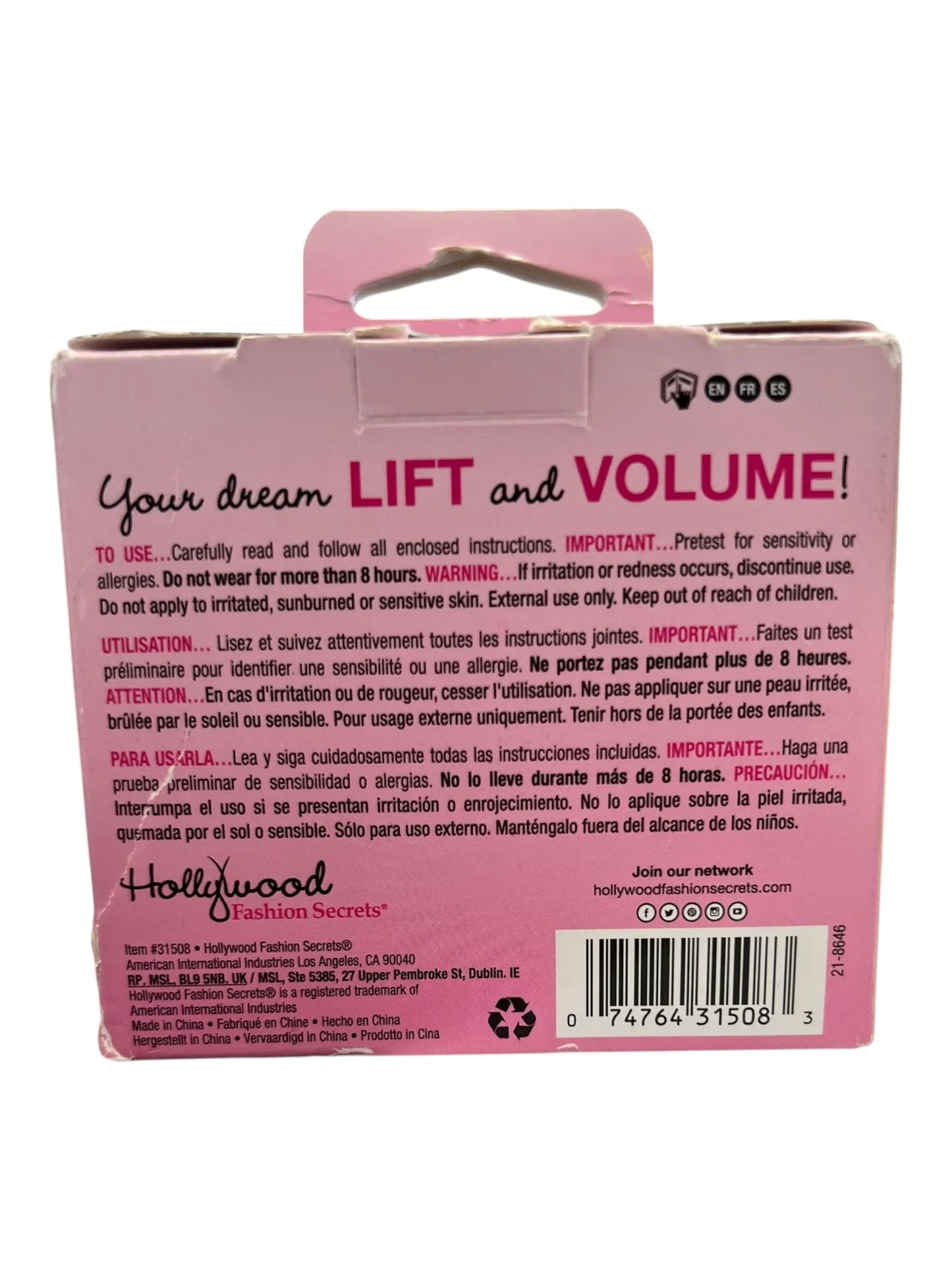 Hollywood Fashion Secrets Body Contour Tape - Dark Skin, 1 Roll (197x1)
