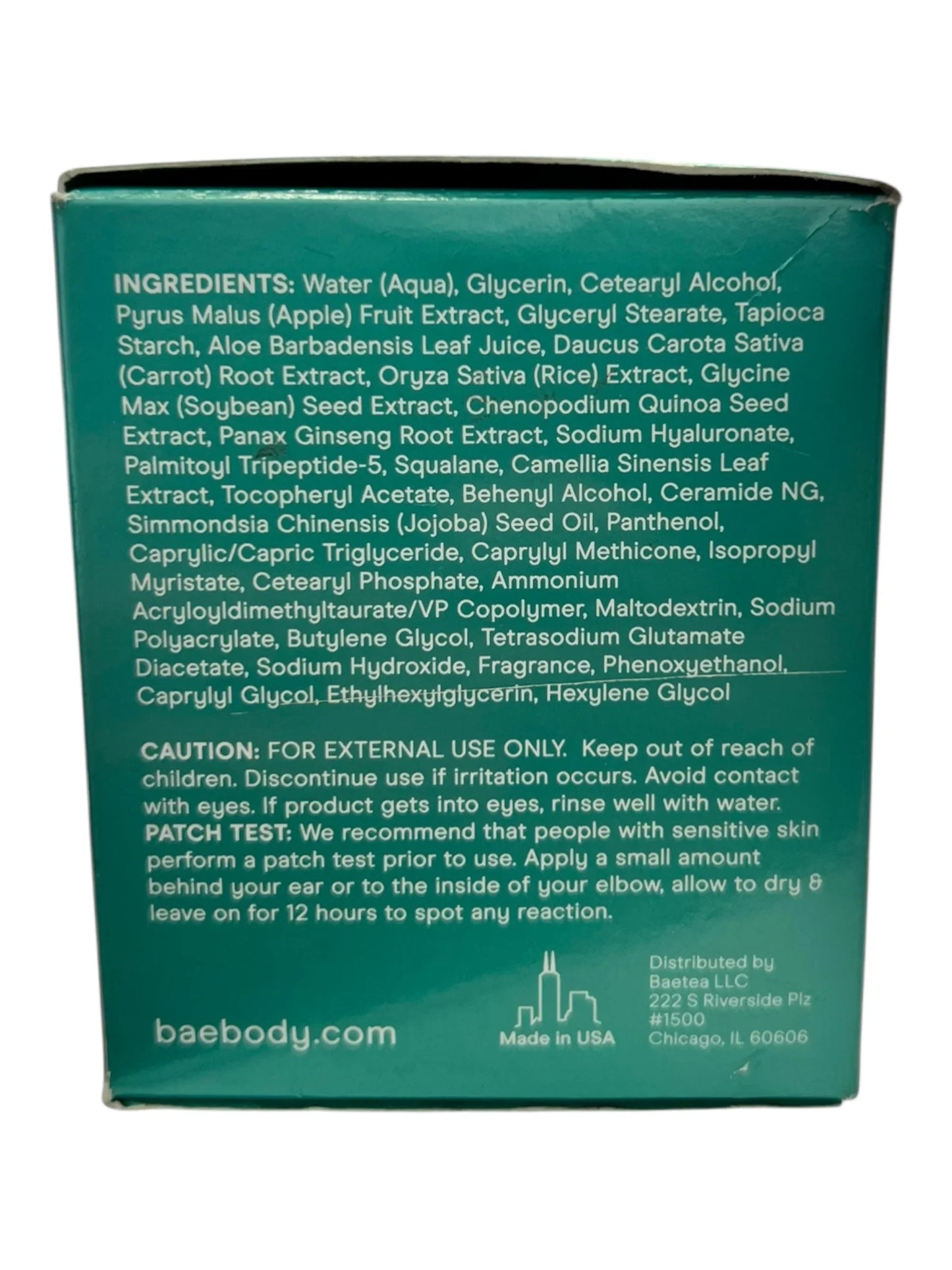 Baebody Vegan Collagen Face Moisturizer, Anti-Aging Cream, 1.7 fl oz