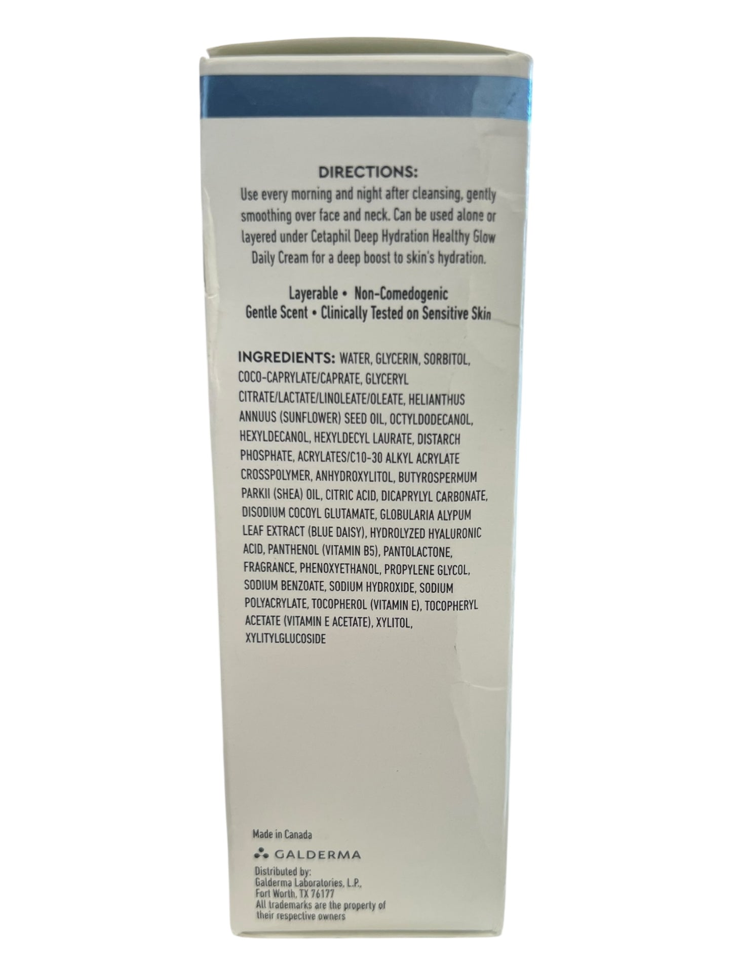 CETAPHIL Deep Hydration 48 Hour Activation Serum | 1 fl oz | 48 Hour Dry Skin Face Moisturizer for Sensitive Skin | With Hyaluronic Acid, Vitamin E & Vitamin B5 | Dermatologist Recommended